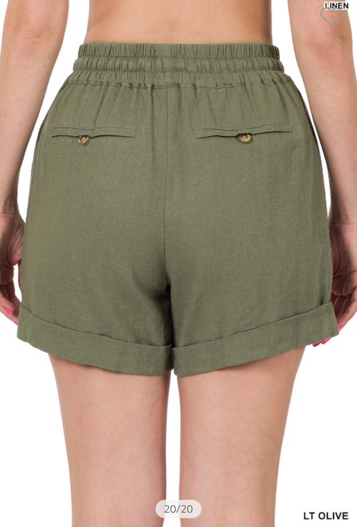 Tori linen shorts